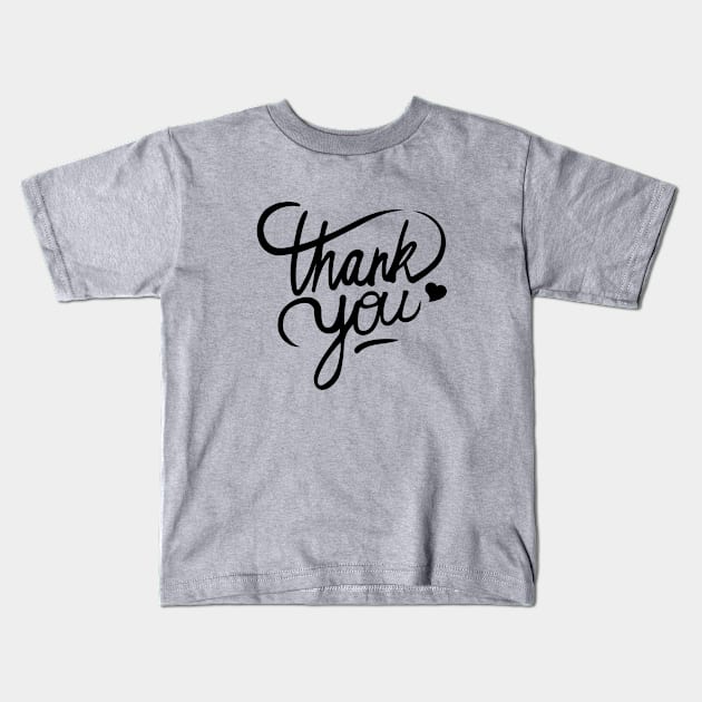 Thank you Kids T-Shirt by SvetaCreative